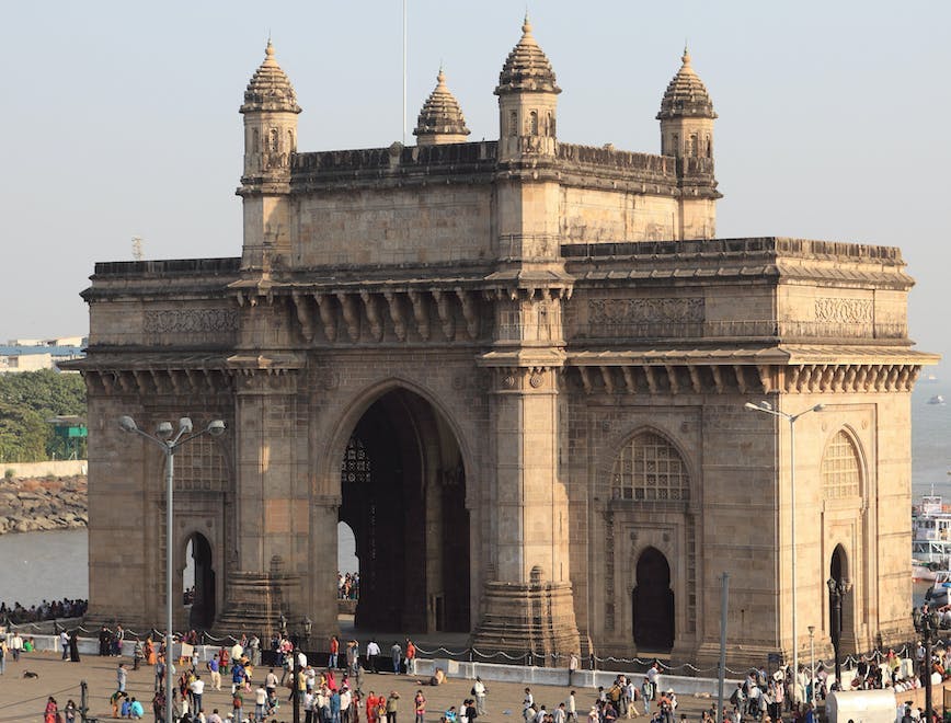 bombay accessories bag handbag person architecture building gateway of india - mumbai landmark
