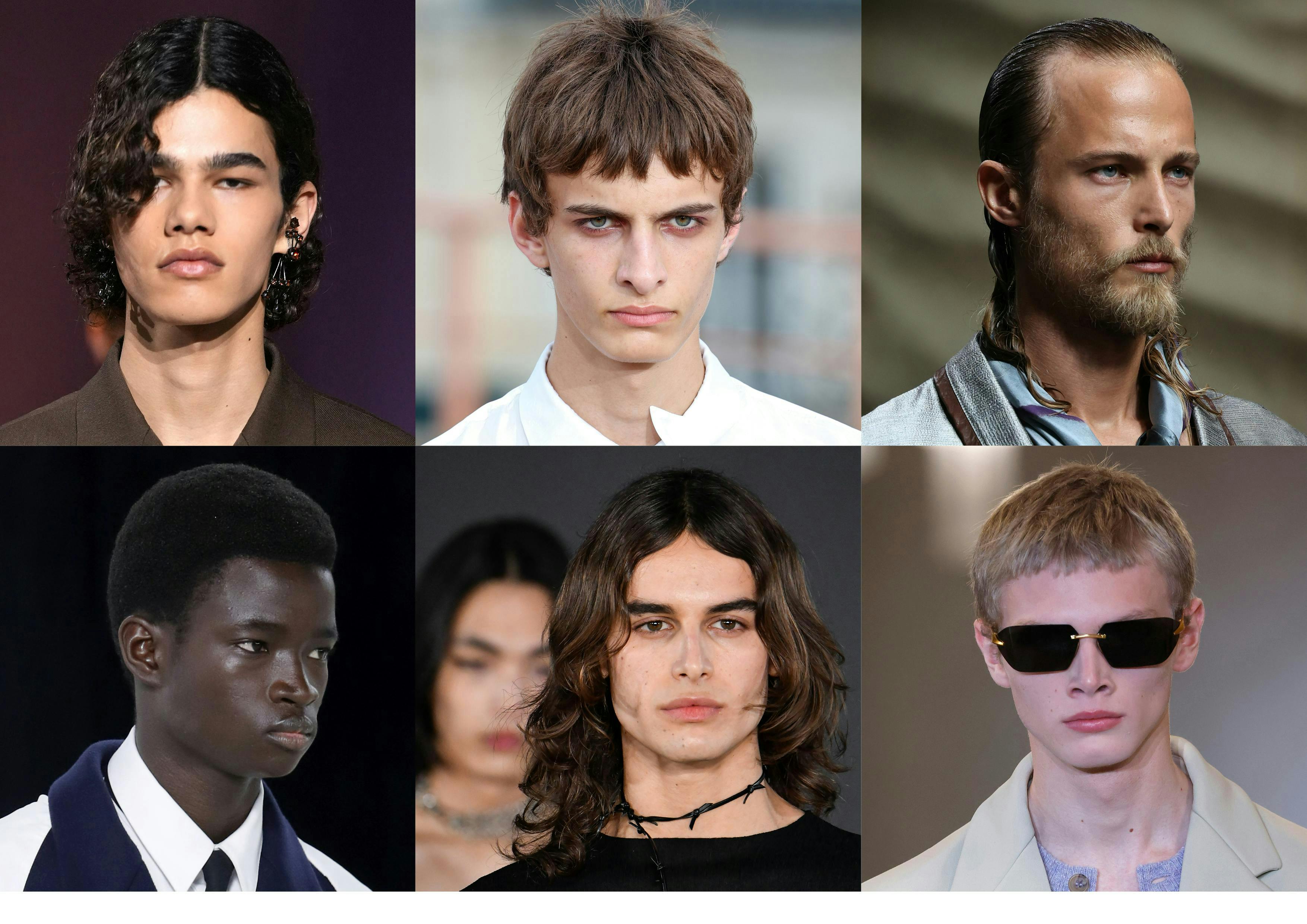I tagli di capelli maschili di tendenza dalle sfilate moda uomo