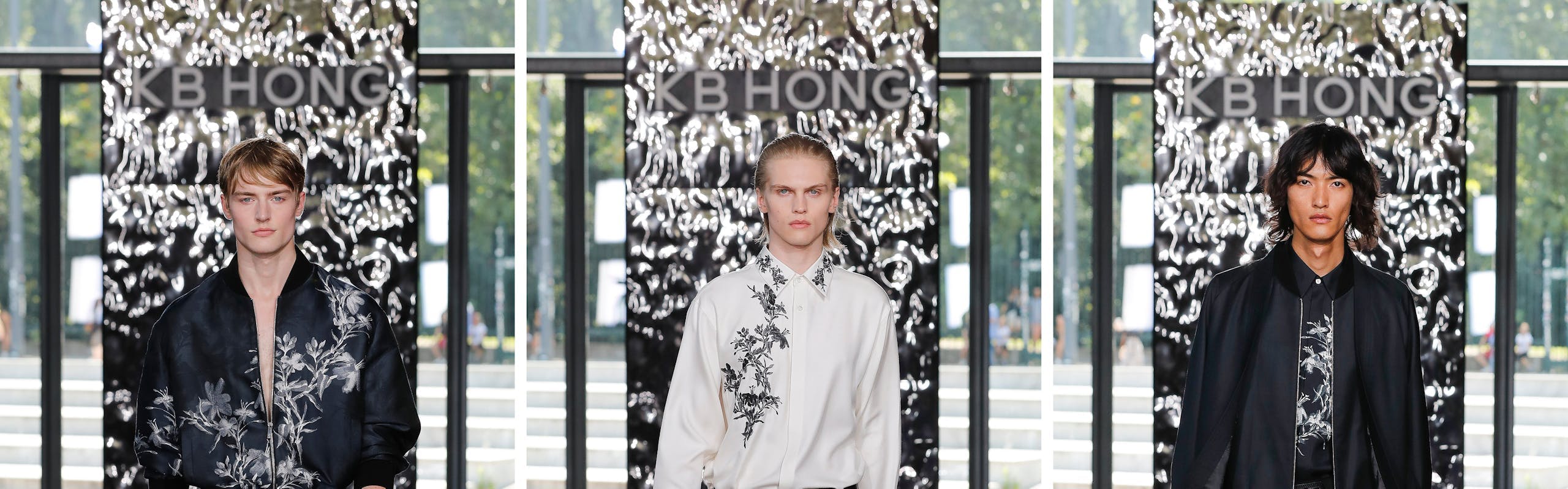 KB HONG la sfilata primavera estate 2024 alla Milano Fashion Week