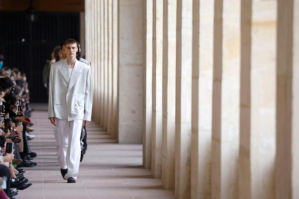 Givenchy uomo collezione primavera estate 2024 durante Paris Fashion Week (Getty Images)