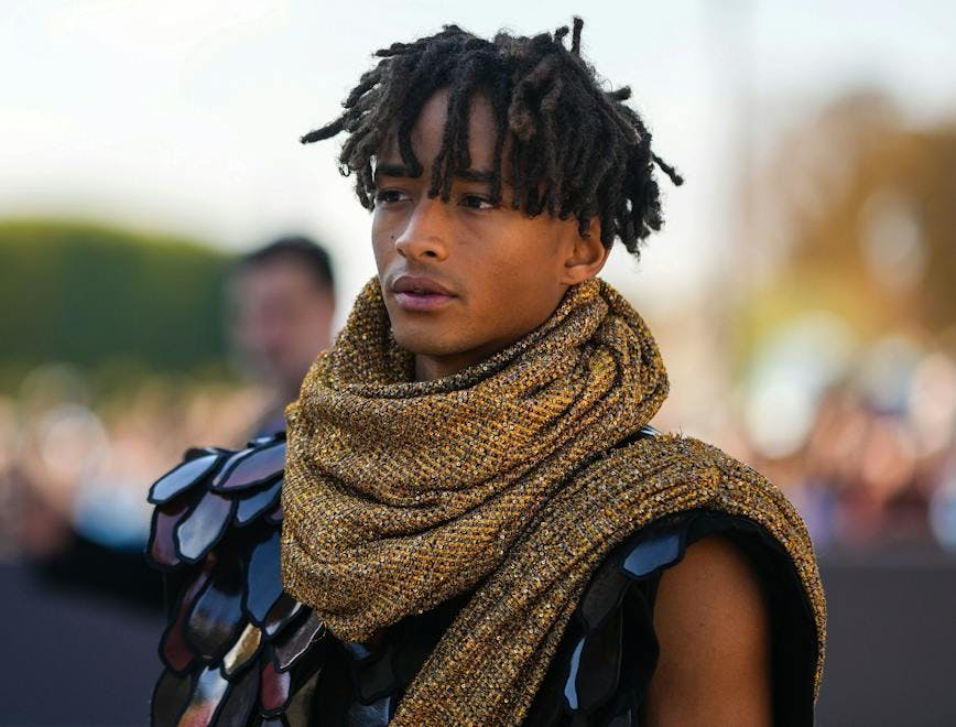 clothing scarf fashion person