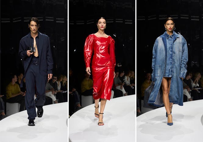 Ferrari la collezione primavera estate 2024 alla Milano Fashion Week