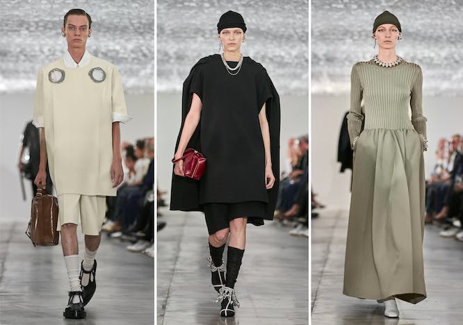 Jil Sander la sfilata donna e uomo primavera estate 2024 alla Milano Fashion Week