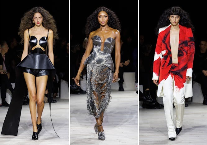 Alexander McQueen la collezione primavera estate 2024 alla Paris Fashion Week