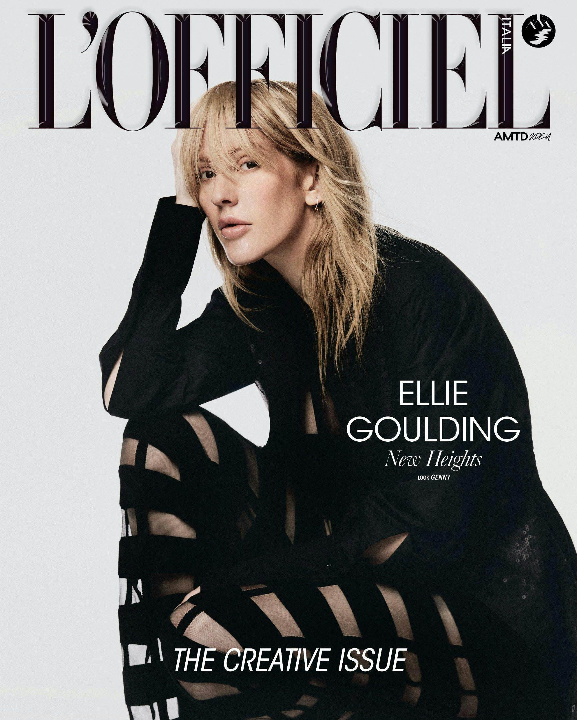 Ellie Goulding in Genny sulla cover de L'OFFICIEL Italia