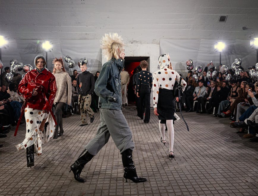 Jordanluca la sfilata autunno inverno 2024-25 alla Milano Fashion Week (Getty Images)