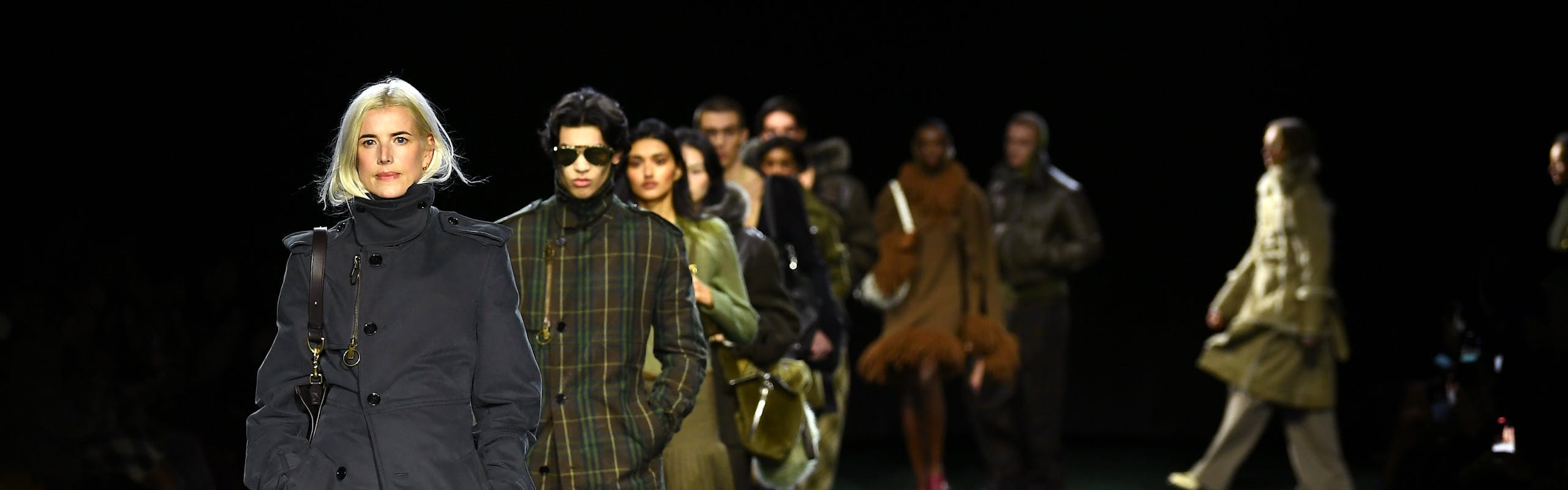 Burberry la sfilata donna e uomo autunno inverno 2024-25 alla London Fashion Week (Getty Images)