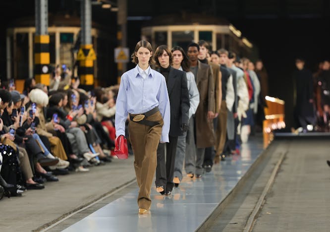 milan people person handbag fashion coat adult male man crowd shoe