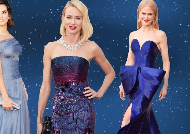 Penelope Cruz, Naomi Watts, Nicole Kidman in Armani Privé agli Oscars