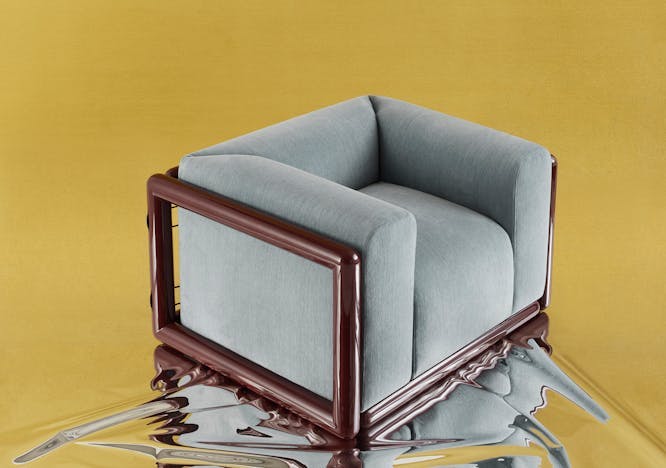 CASSINA Cornaro armchair disegnata da Carlo Scarpa negli anni 70 (ph Luca Merli)