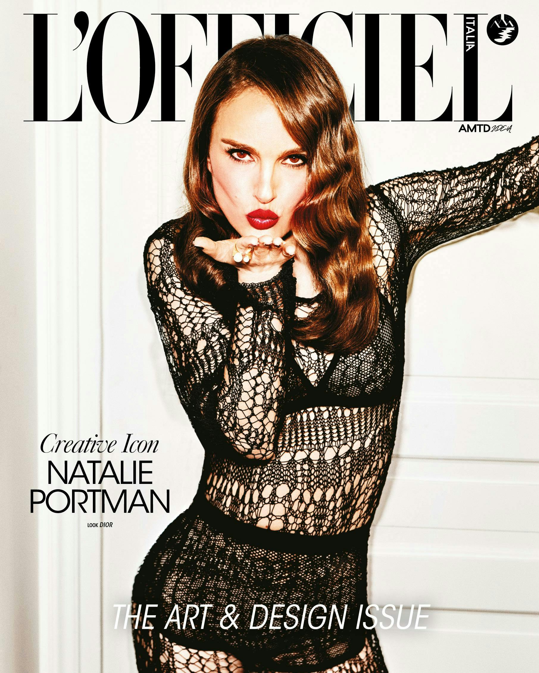 Natalie Portman in cover indossa un total look DIOR