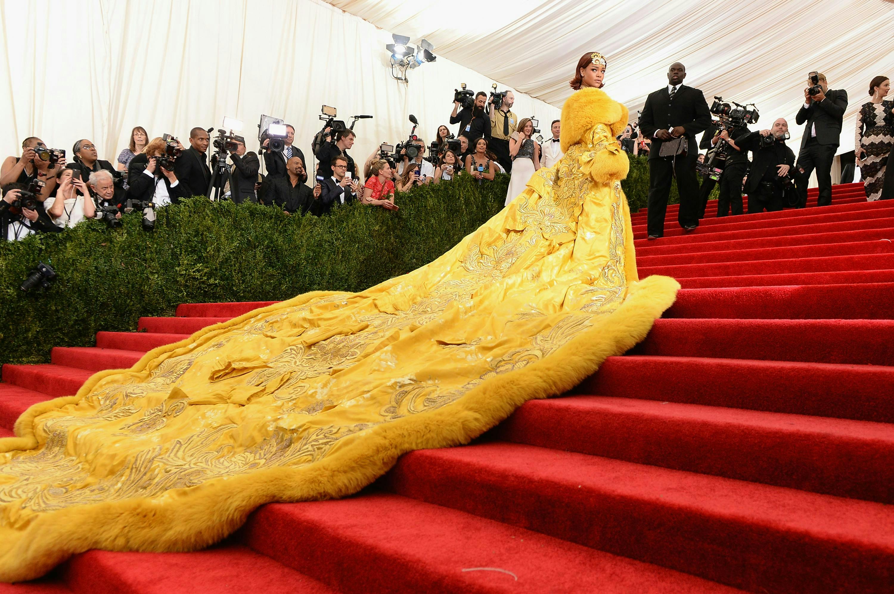 Rihanna al Met Gala 2015 "China: Through The Looking Glass" (Photo by Larry Busacca/Getty Images)
